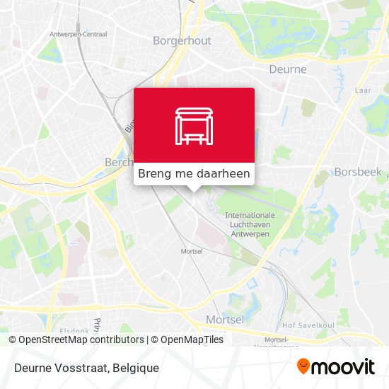 Deurne Vosstraat kaart