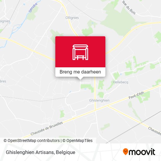 Ghislenghien Artisans kaart
