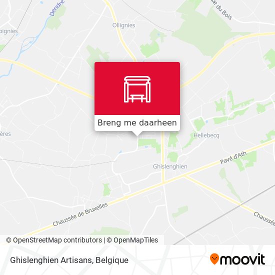 Ghislenghien Artisans kaart