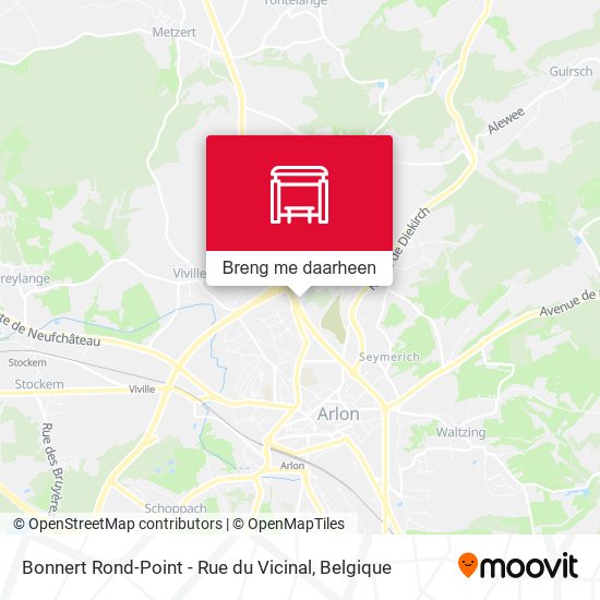Bonnert Rond-Point - Rue du Vicinal kaart