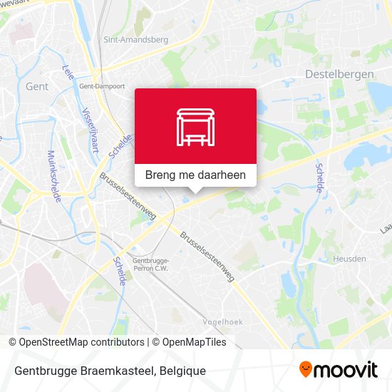 Gentbrugge Braemkasteel kaart