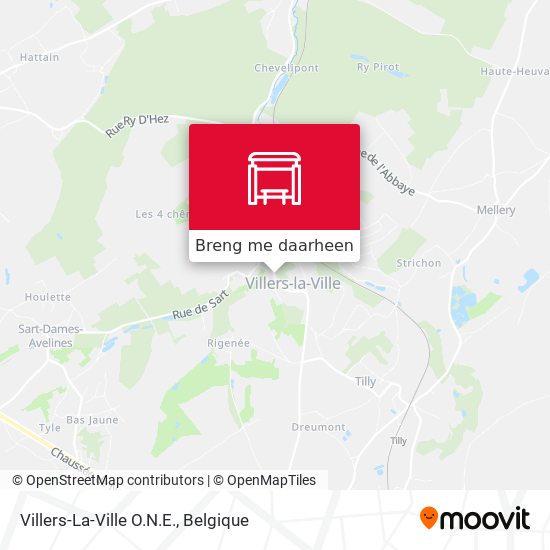 Villers-La-Ville O.N.E. kaart