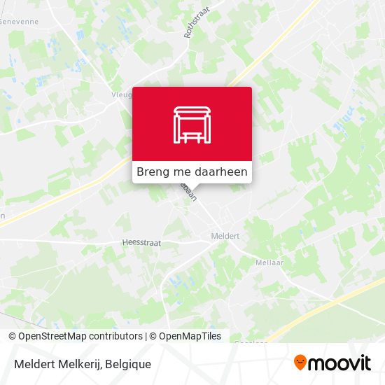 Meldert Melkerij kaart