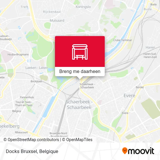 Docks Bruxsel kaart