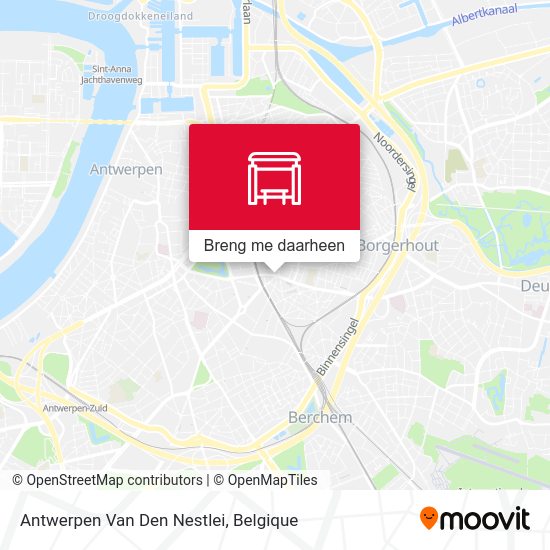 Antwerpen Van Den Nestlei kaart