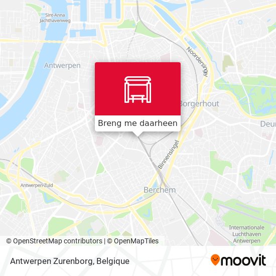 Antwerpen Zurenborg kaart