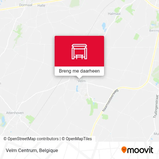 Velm Centrum kaart