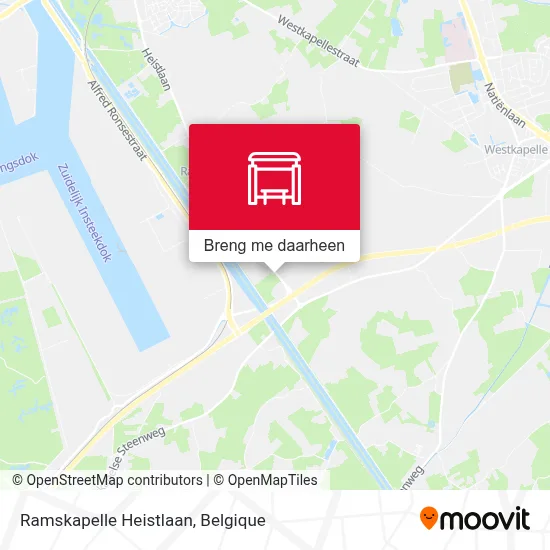 Ramskapelle Heistlaan kaart