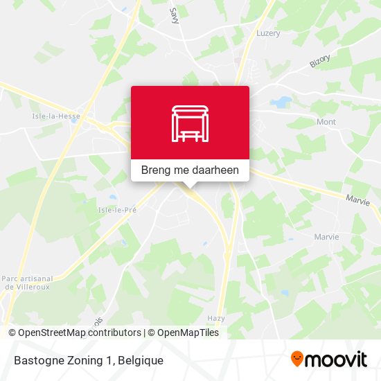 Bastogne Zoning 1 kaart