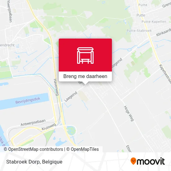 Stabroek Dorp kaart
