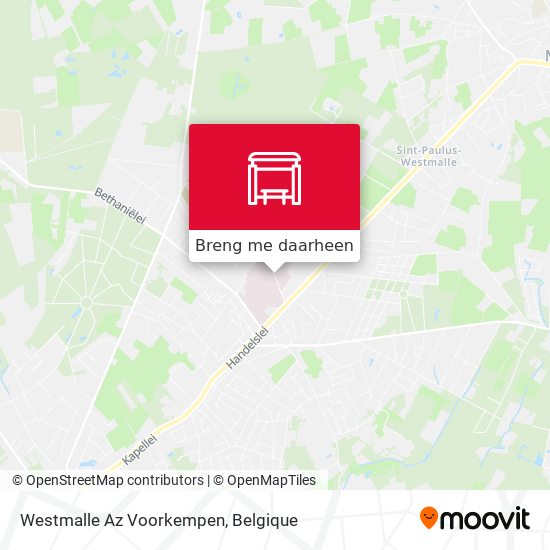 Westmalle Az Voorkempen kaart