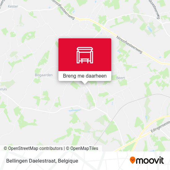 Bellingen Daelestraat kaart
