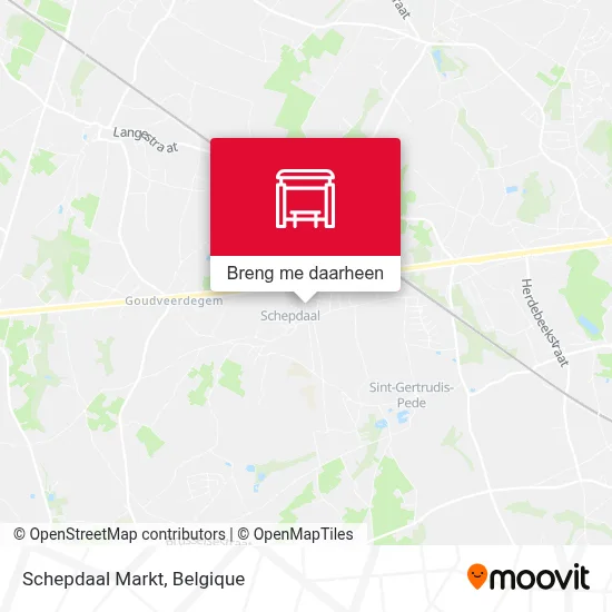 Schepdaal Markt kaart