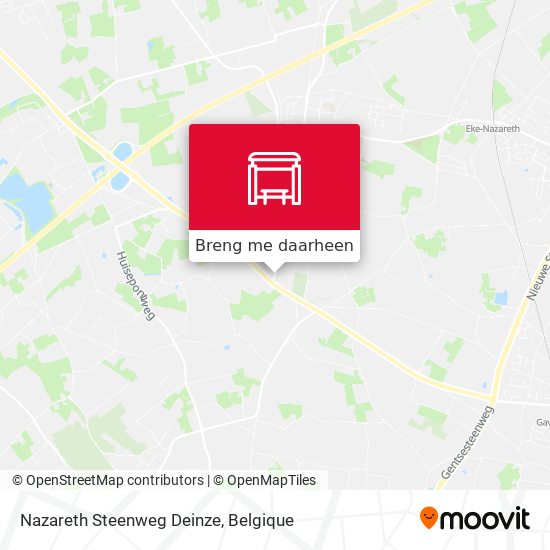 Nazareth Steenweg Deinze kaart