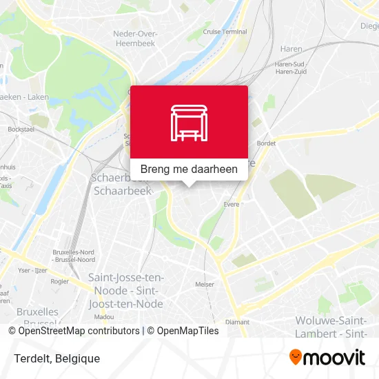 Terdelt kaart