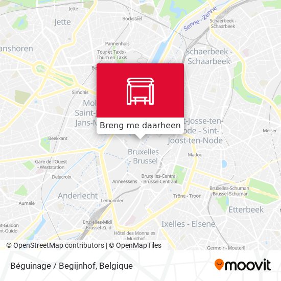 Béguinage / Begijnhof kaart