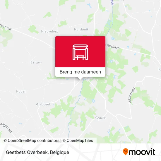 Geetbets Overbeek kaart