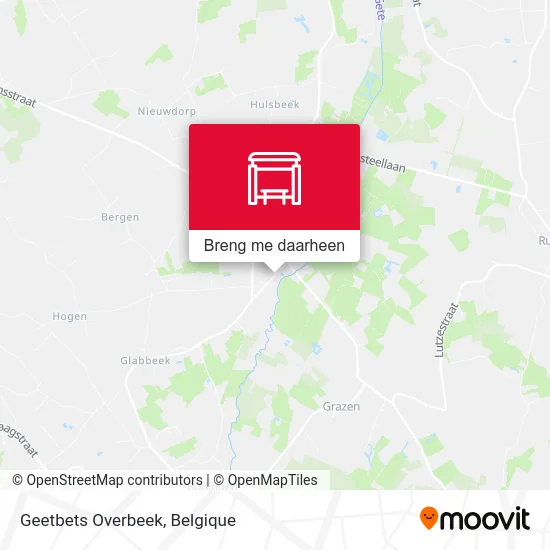 Geetbets Overbeek kaart