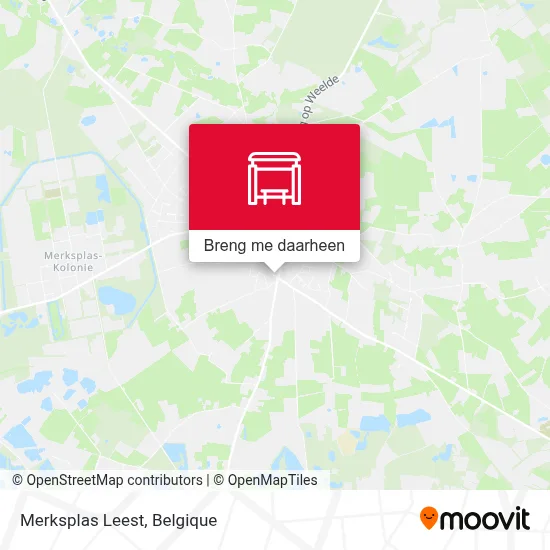 Merksplas Leest kaart