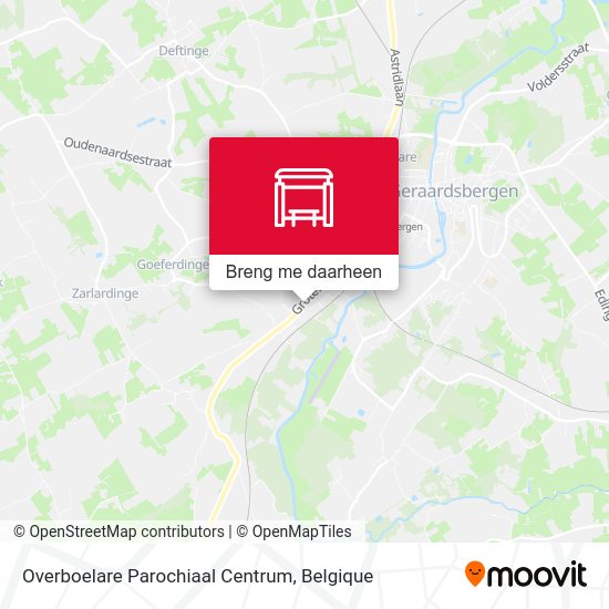 Overboelare Parochiaal Centrum kaart
