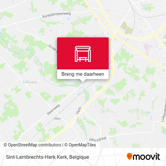 Sint-Lambrechts-Herk Kerk kaart