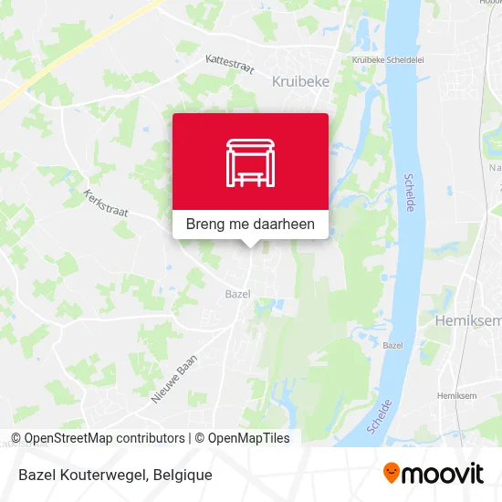 Bazel Kouterwegel kaart