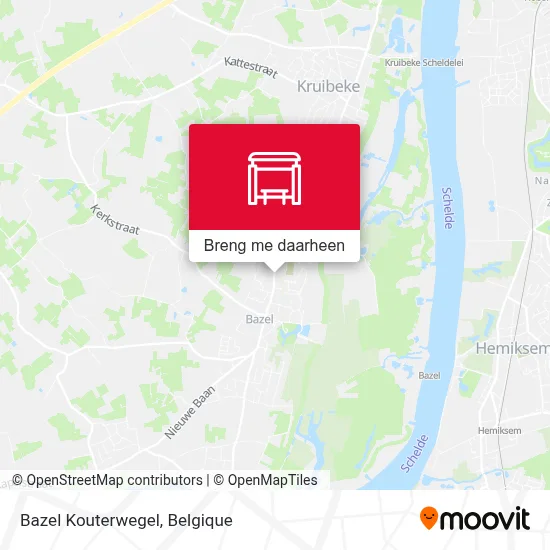 Bazel Kouterwegel kaart