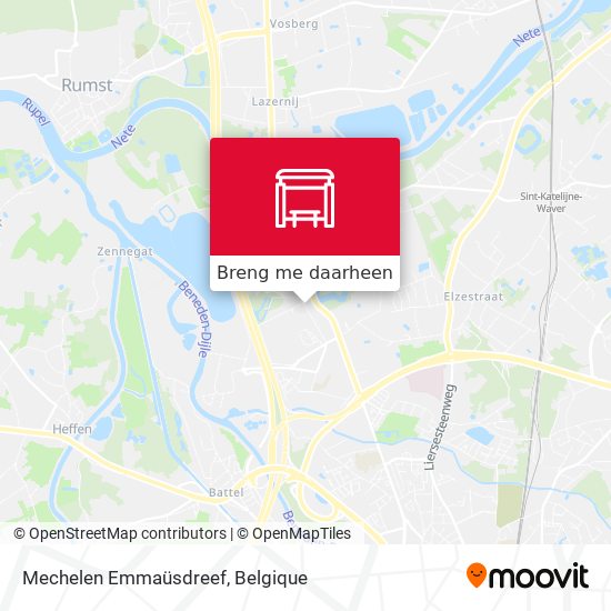 Mechelen Emmaüsdreef kaart