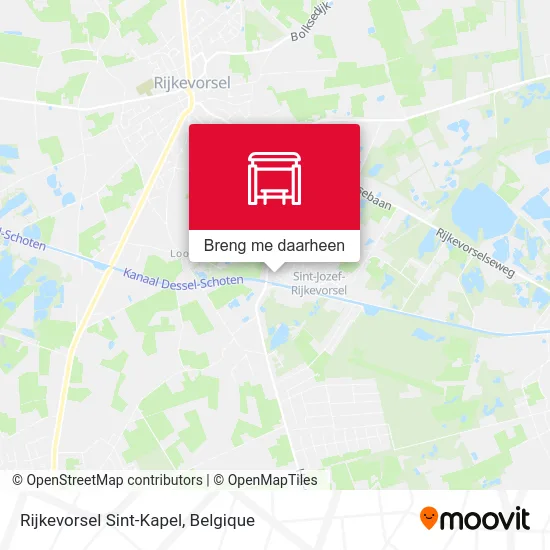 Rijkevorsel Sint-Kapel kaart