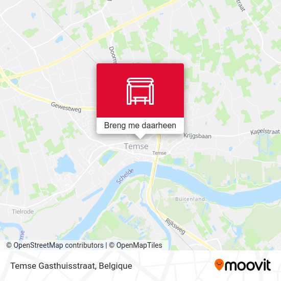 Temse Gasthuisstraat kaart
