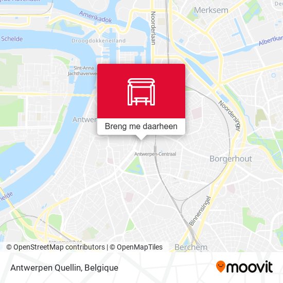 Antwerpen Quellin kaart