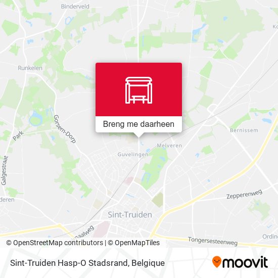 Sint-Truiden Hasp-O Stadsrand kaart