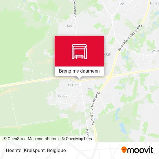 Hechtel Kruispunt kaart