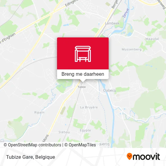 Tubize Gare kaart