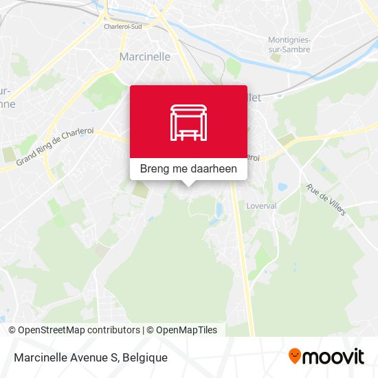 Marcinelle Avenue S kaart