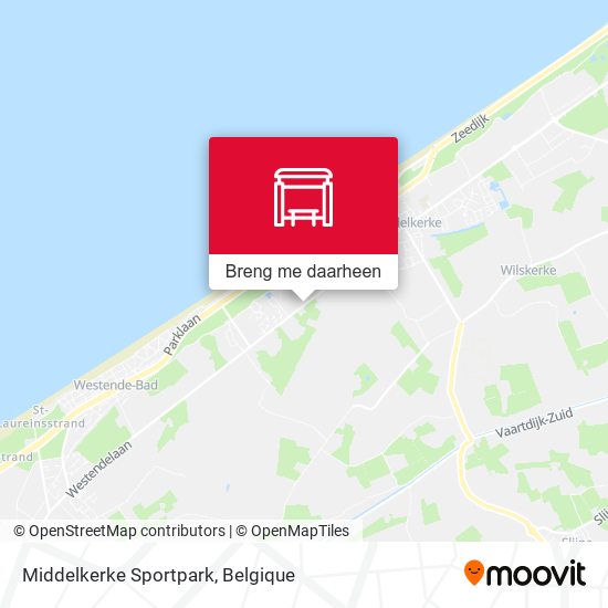 Middelkerke Sportpark kaart
