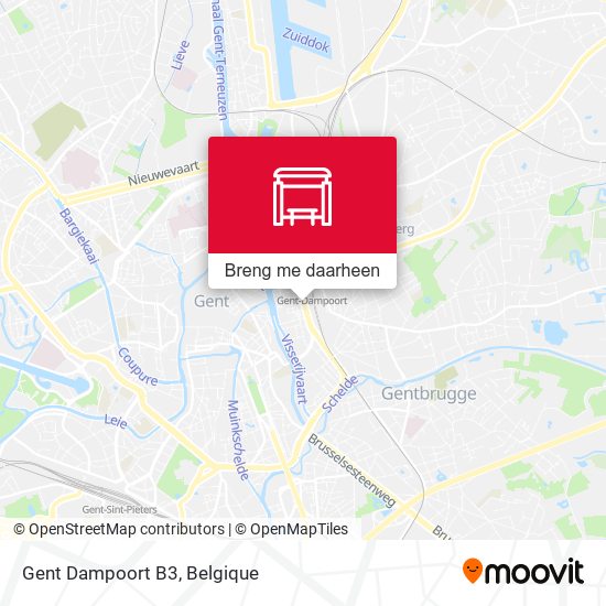 Gent Dampoort B3 kaart