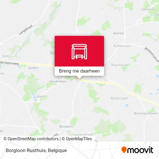 Borgloon Rusthuis kaart