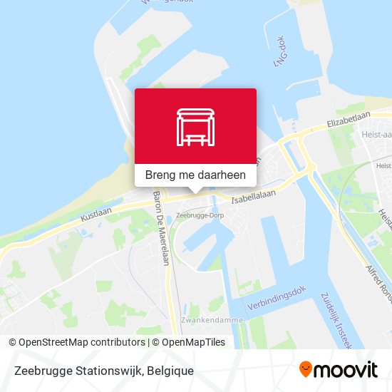 Zeebrugge Stationswijk kaart