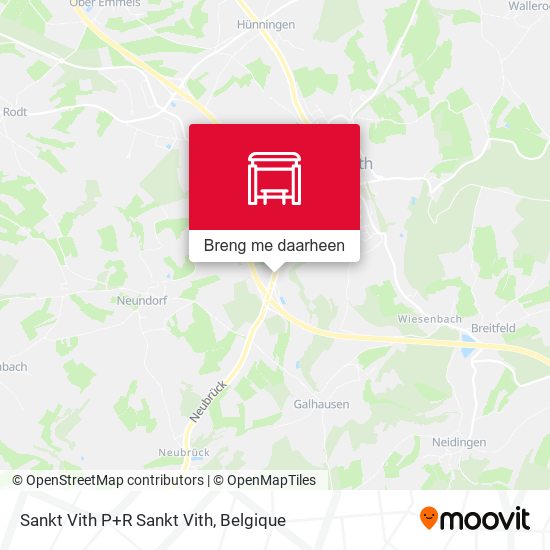 Sankt Vith P+R Sankt Vith kaart