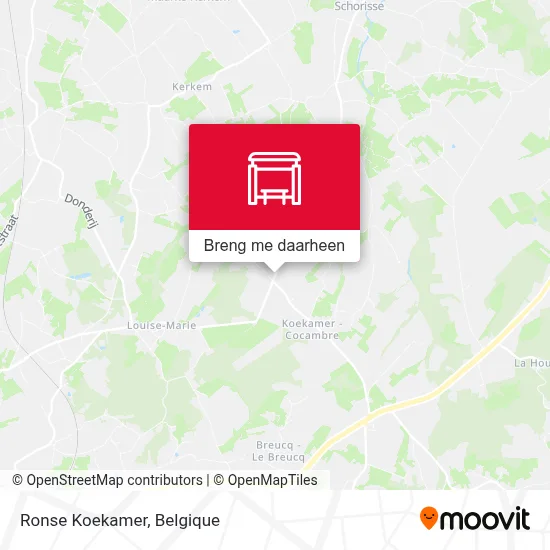 Ronse Koekamer kaart