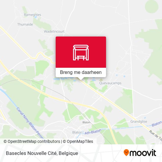 Basecles Nouvelle Cité kaart