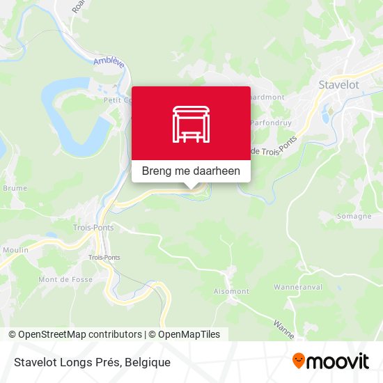 Stavelot Longs Prés kaart
