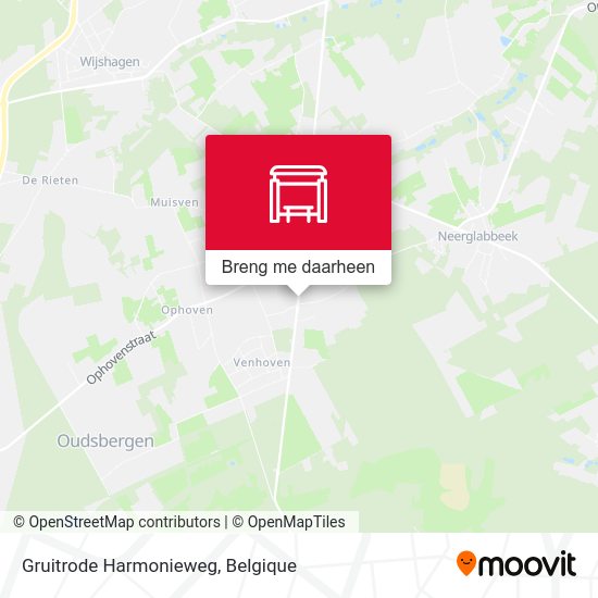 Gruitrode Harmonieweg kaart