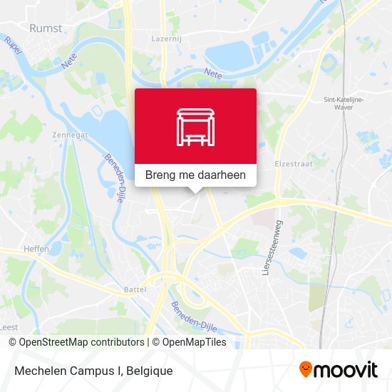 Mechelen Campus I kaart