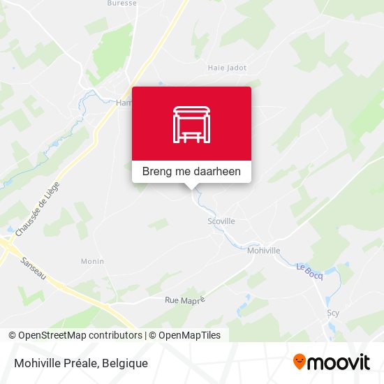 Mohiville Préale kaart