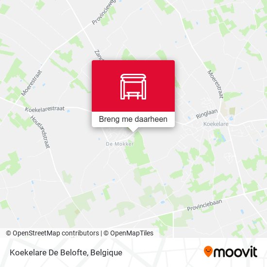 Koekelare De Belofte kaart