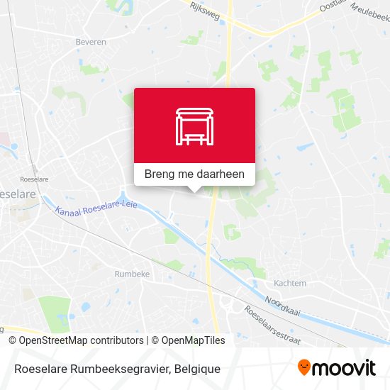 Roeselare Rumbeeksegravier kaart