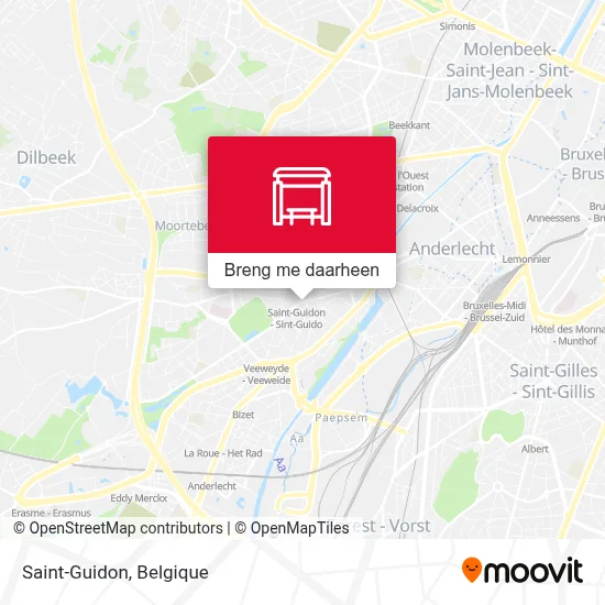 Saint-Guidon kaart