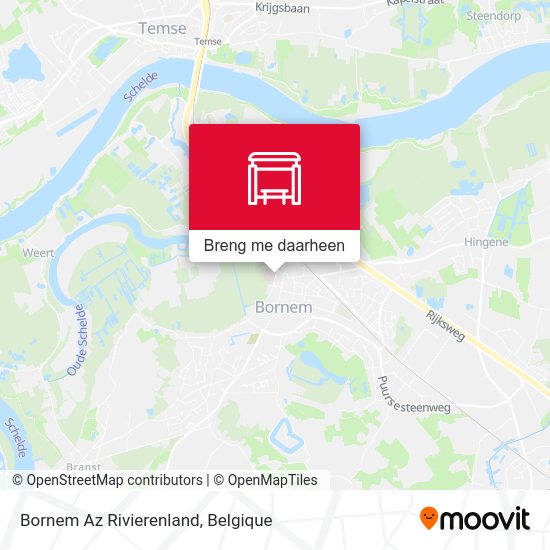 Bornem Az Rivierenland kaart